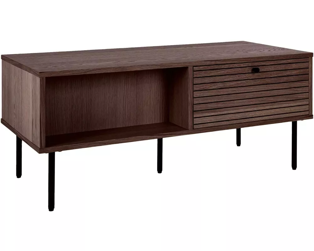 House Nordic Beistelltisch Kyoto 100 x 45 cm, Braun