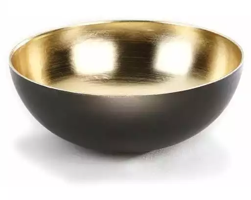 Holly & Jolly Schale Gold-Schwarz, Ø 20 cm