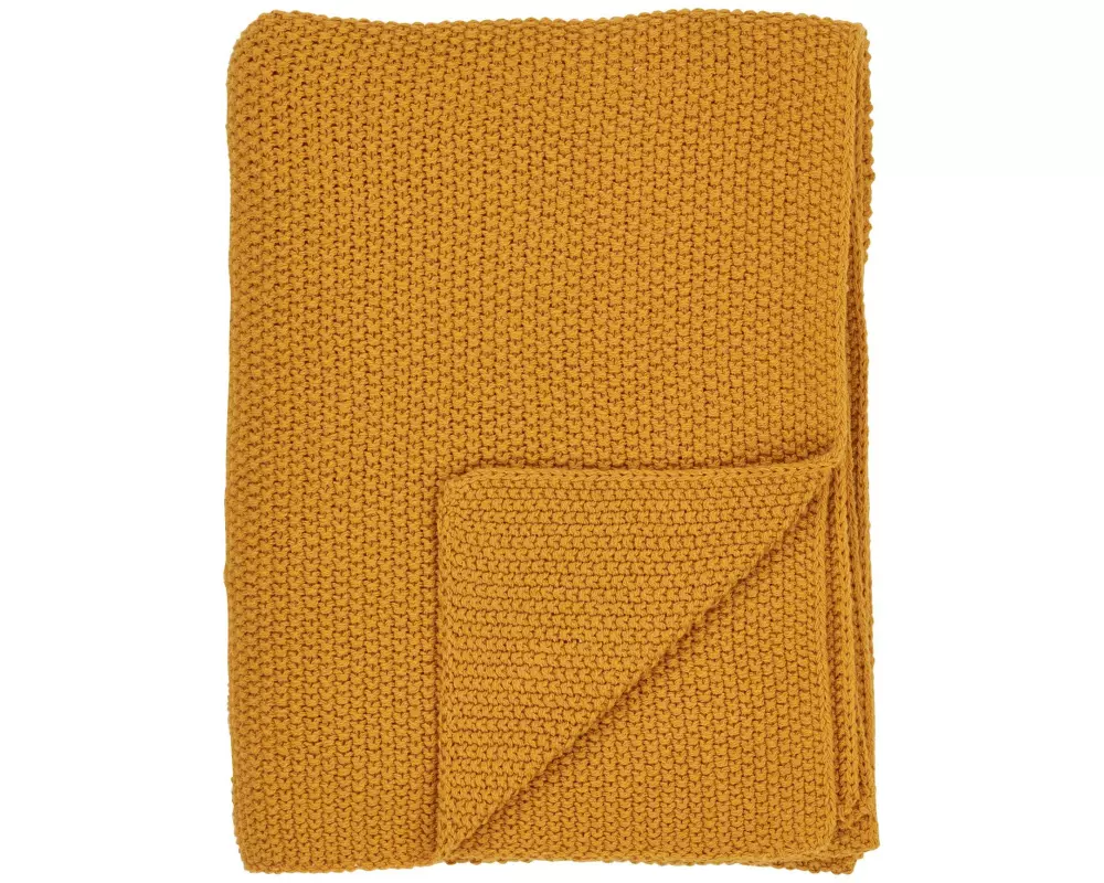 House Nordic Santos Kariert 130 x 170 cm, Ocker