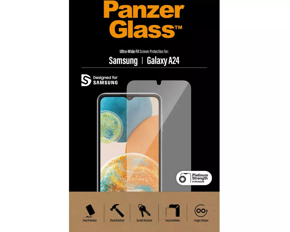 Panzerglass Displayschutz Ultra Wide Fit Galaxy A24