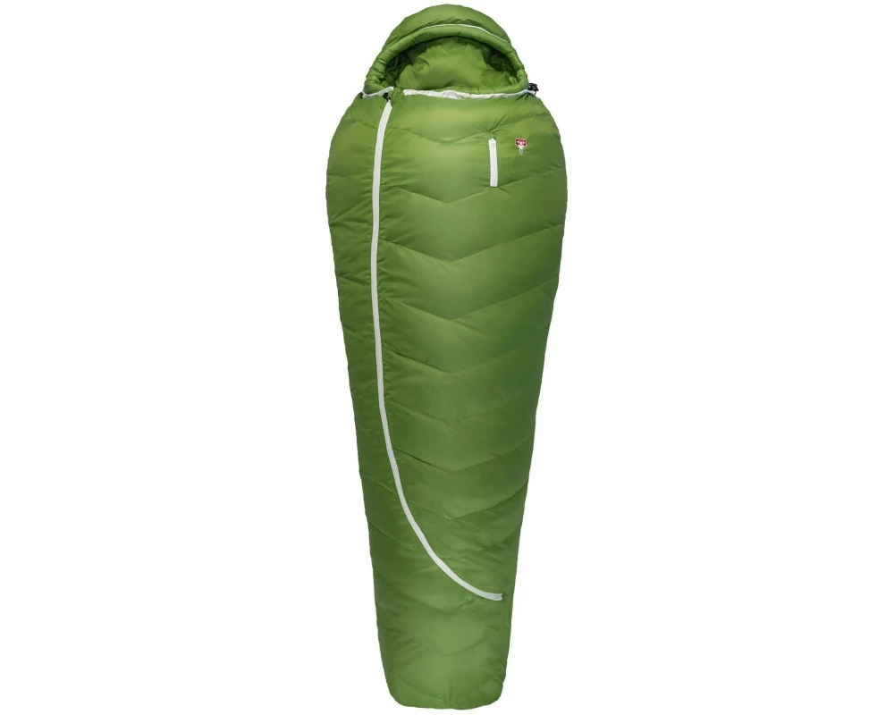 Grüezi Bag Schlafsack DownWool Summer 2.0 -3 °C 175 cm, Grün