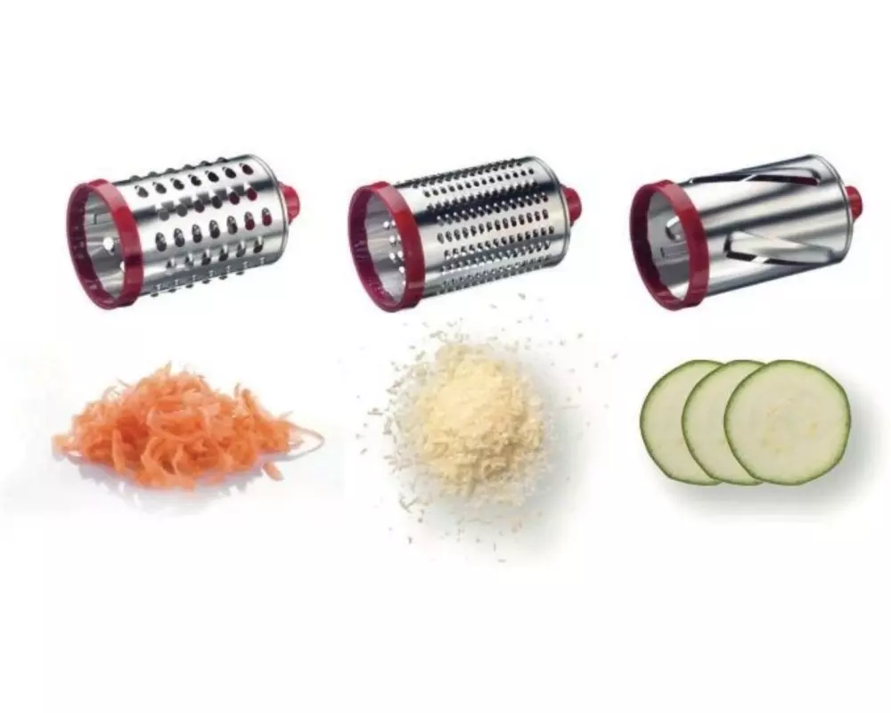 Westmark Trommelreibe Scharfe Herta mit 3 Trommeln Mehrfarbig