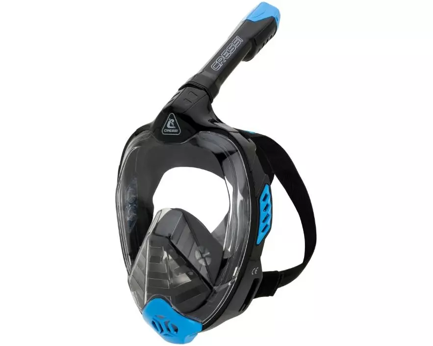 CRESSI Full Face Mask Bali Schwarz/Blau L/XL