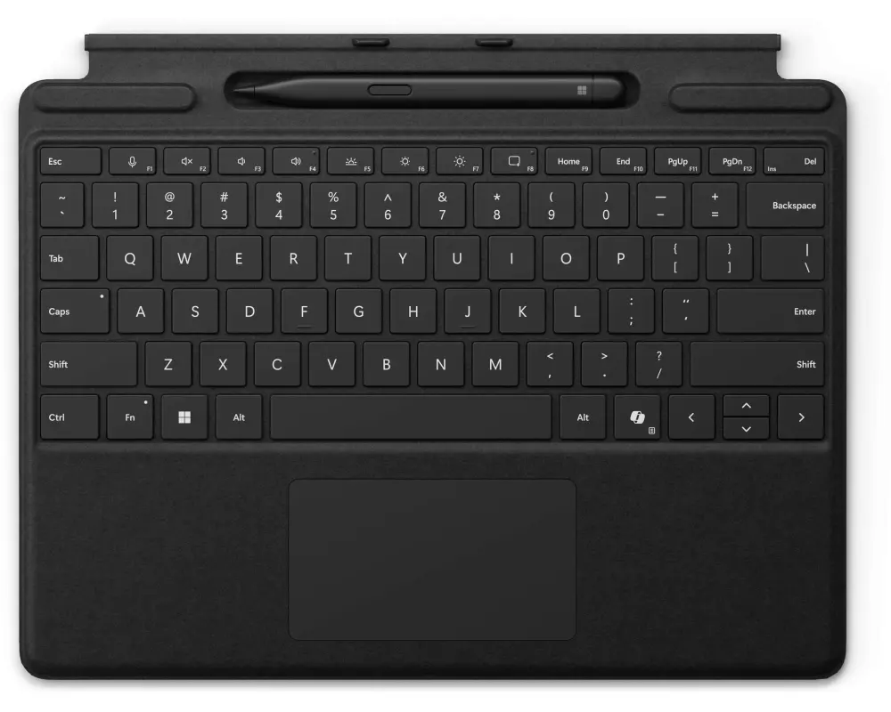 Microsoft Surface Pro Keyboard mit Slim Pen Schwarz (P)