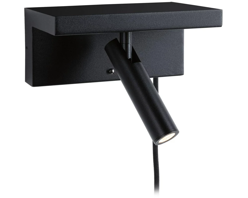 Paulmann Wandleuchte 3-Step-Dim Jerik USB C Schwarz