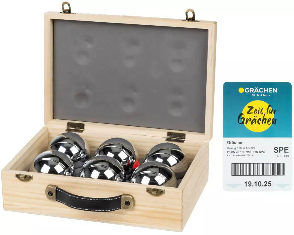 KOOR Boule 6er-Set mit gratis Tageskarte