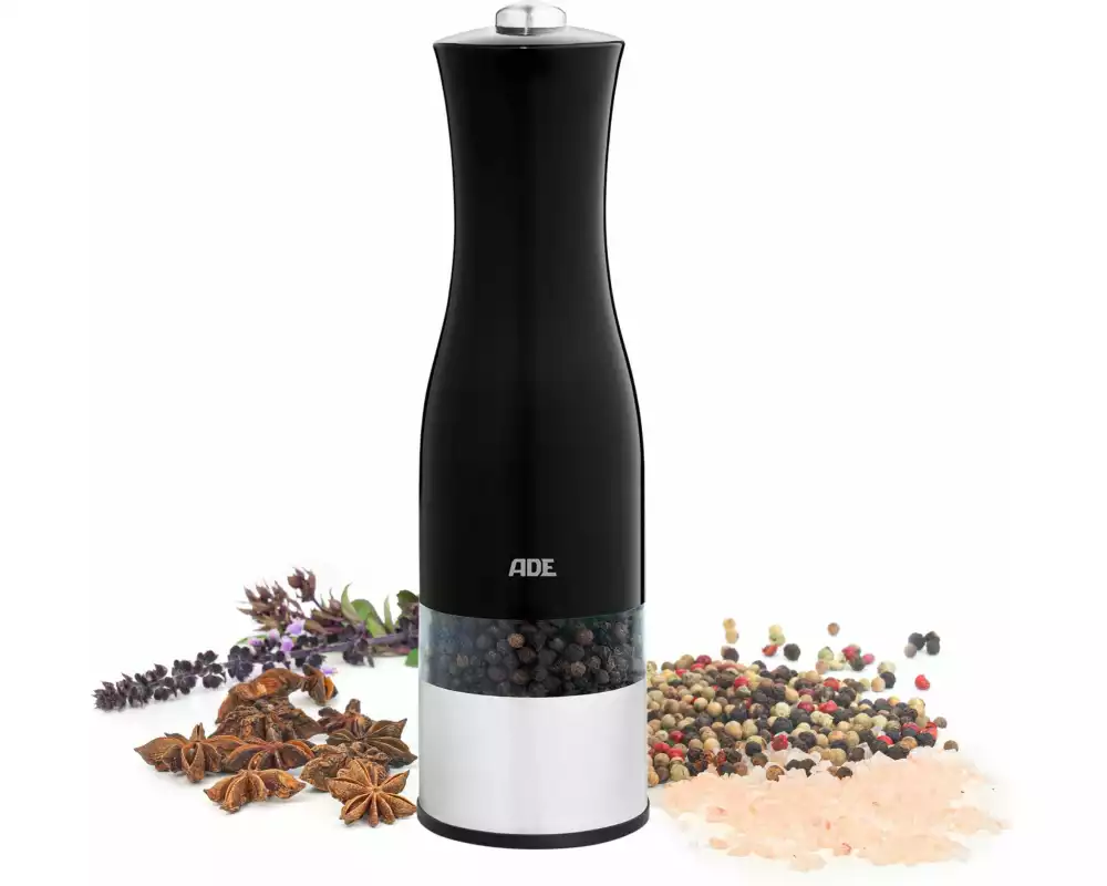 ADE Salz- und Pfeffermühle 20.5 cm, Schwarz
