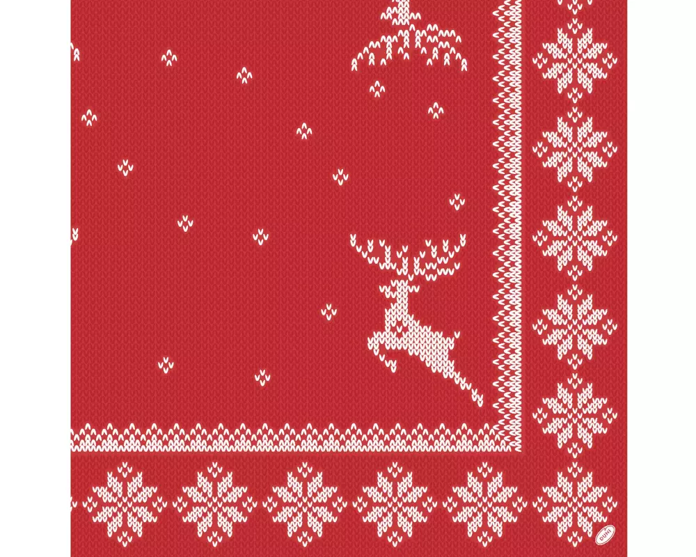 Duni Serviette Knitted Traditions, 40 x 40 cm, 360 Stück