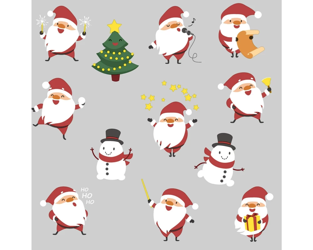 Paper + Design Weihnachtsservietten Dancing Gnomes 33 cm x 33 cm, 20 Stück