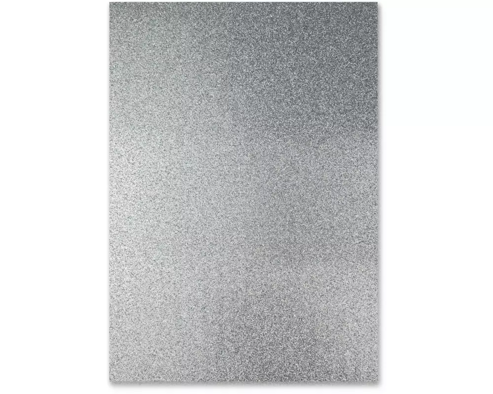 URSUS Glitzerkarton A4, 300 g/m², 10 Blatt, Silber