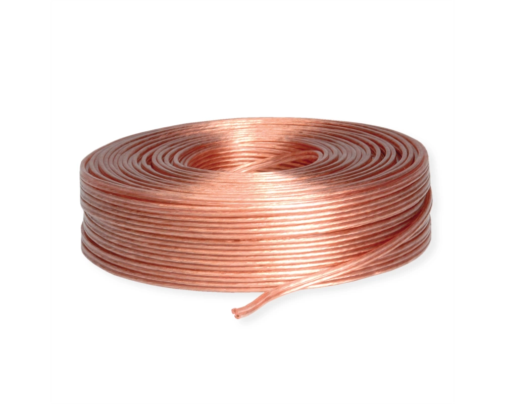 Lautsprecherkabel, transparent, 100m, 2,5mm²