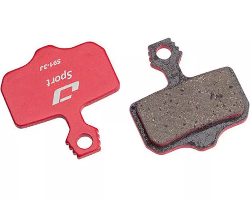 JAGWIRE Bremsbeläge SPORT Disc Brake Pads Rot