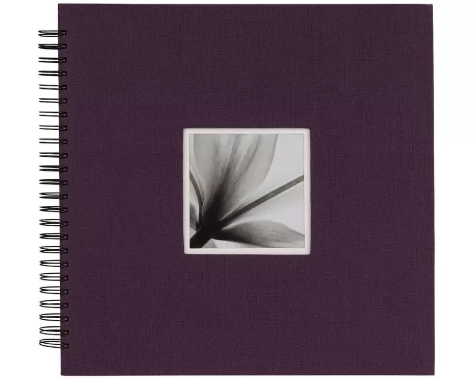 Dörr Fotoalbum Unitex Spiralalbum 34 x 34 cm, Violett