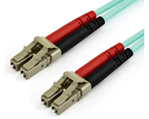 StarTech.com 7m (22ft) LC/UPC to LC/UPC OM3 Multimode Fiber Optic Cable, Full Duplex Zipcord Fiber, 100Gbps, LOMMF, LSZH Fiber Patch Cord