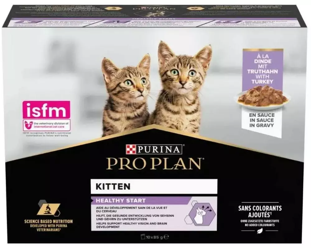 Purina Pro Plan Kitten Healthy Start in Sauce mit Truthahn 26 x 85 g