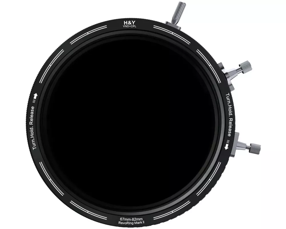 H&Y RevoRing ND3-1000+CPL Filter Mark II 67-82 mm – 67 mm