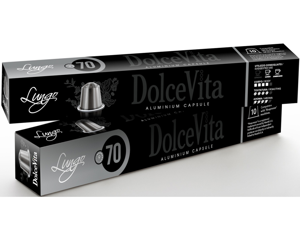 DOLCE VITA Kaffeekapseln DL2159 Lungo 10 Stk.