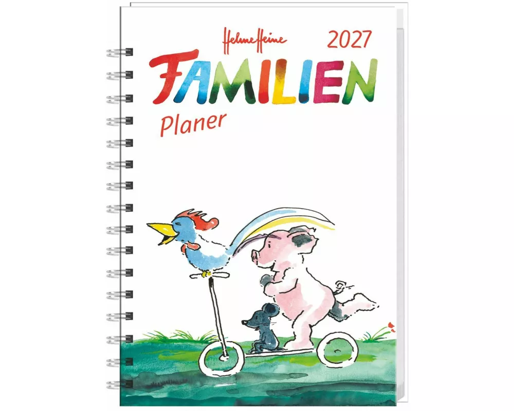 Helme Heine: Familienplaner-Buch A5 2027