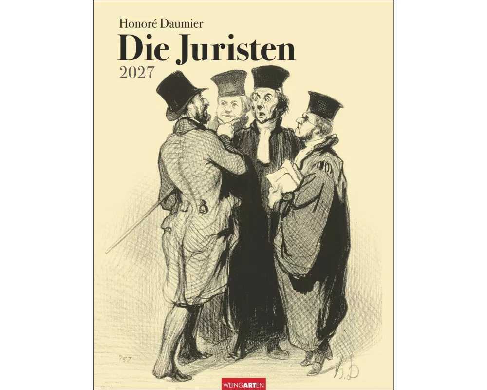 Honoré Daumier: Die Juristen Kalender 2027