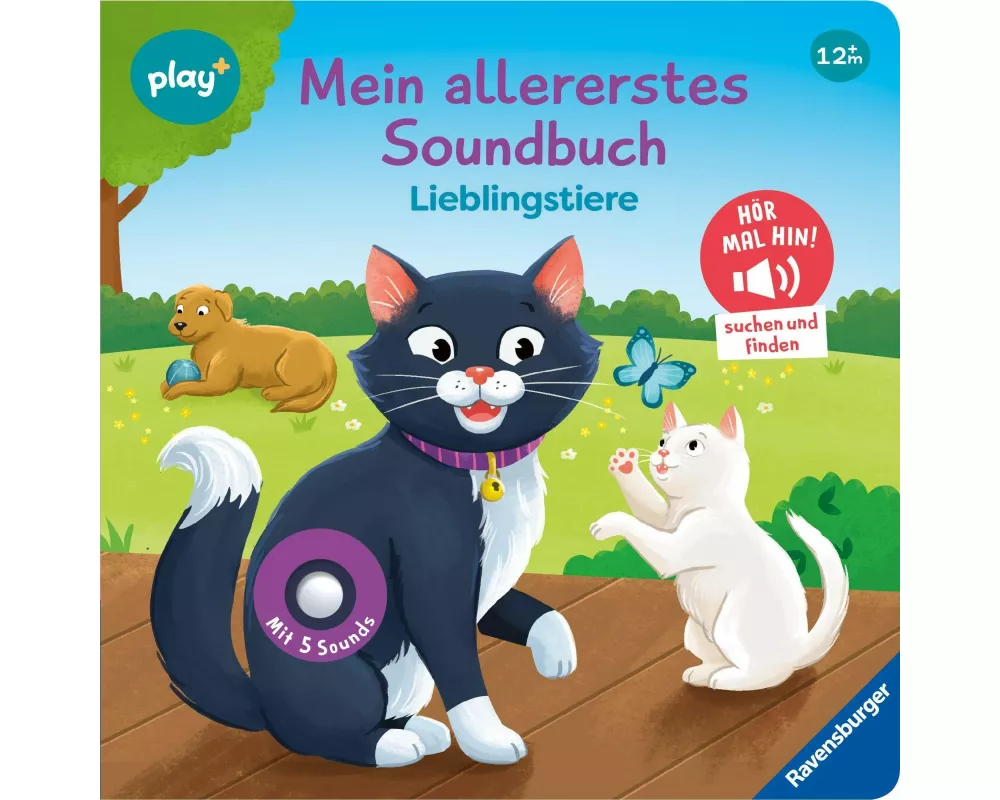 Play+ Mein allererstes Soundbuch Lieblingstiere - ab 12 Monate