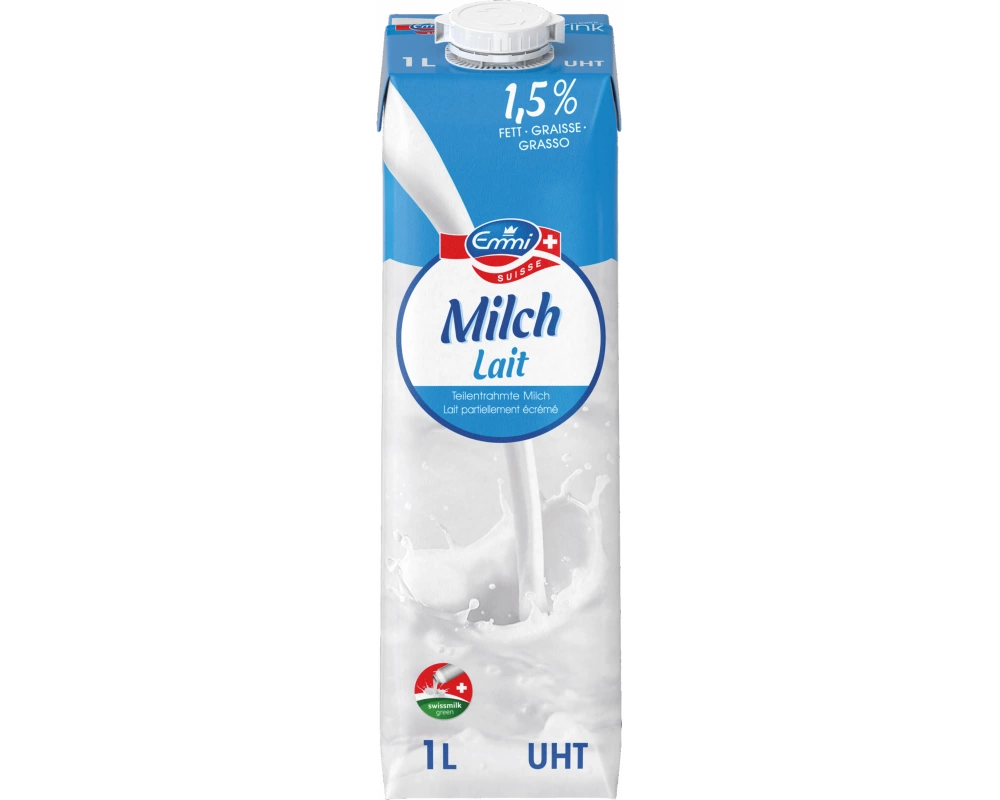 EMMI Milchdrink 1,5%, UHT 1325272 1 l, 12 Stk.