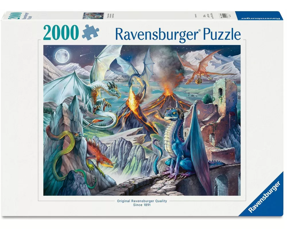 Erwachsenenpuzzle 2000 Teile - Die Drachenwächter