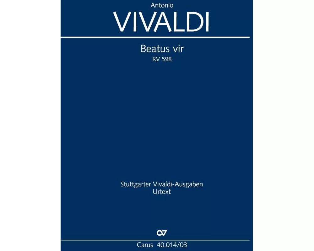 Beatus vir (Klavierauszug)