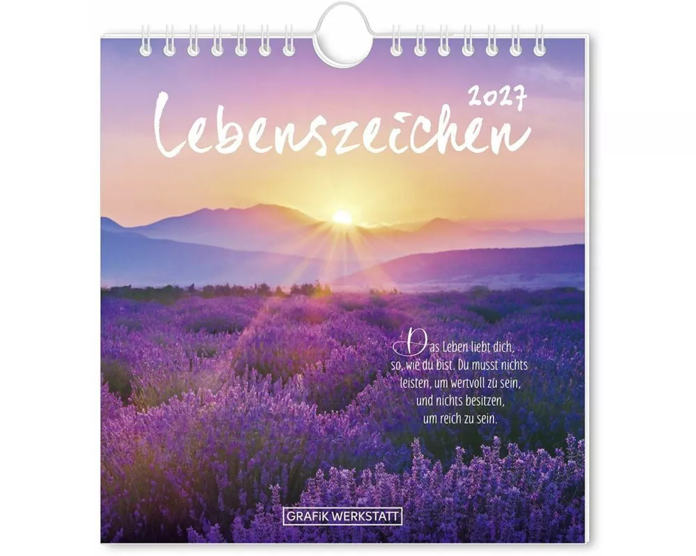 Postkartenkalender 2027 Lebenszeichen