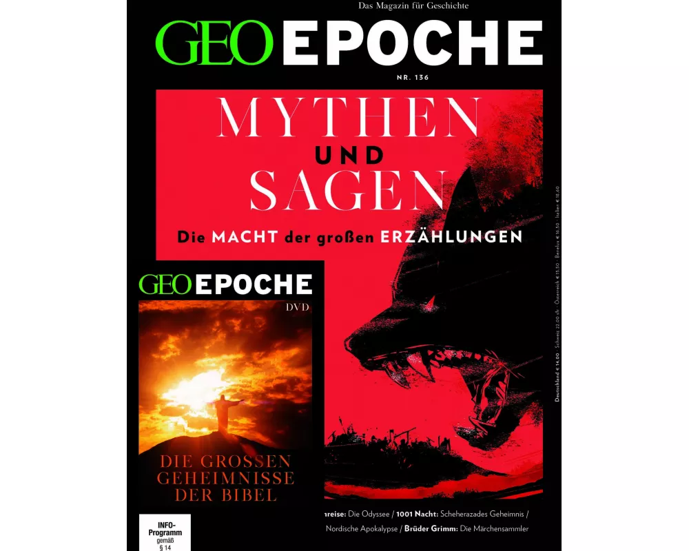 GEO Epoche DVD 136/2025 - Mythen & Sagen
