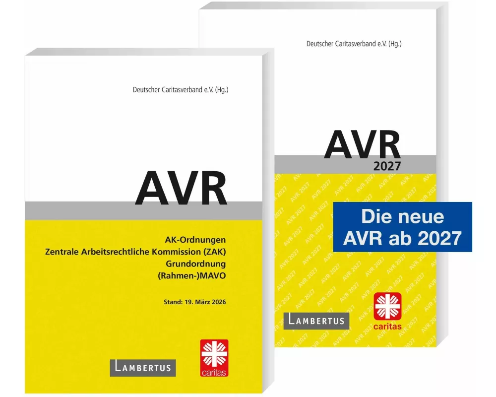 Paket AVR Buchausgabe 2026 + AVR 2027
