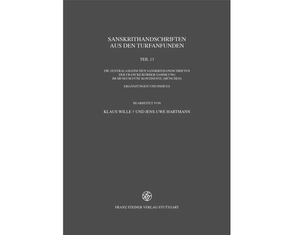Sanskrithandschriften aus den Turfanfunden
