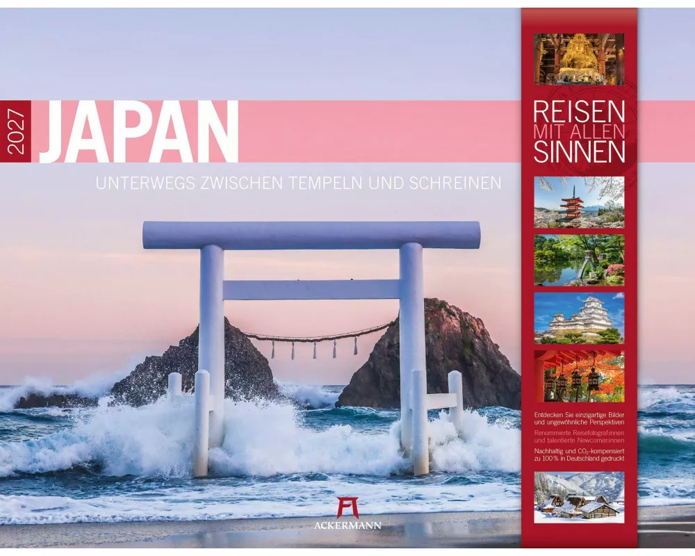 Japan Kalender 2027 | Unterwegs zwischen Tempeln und Schreinen