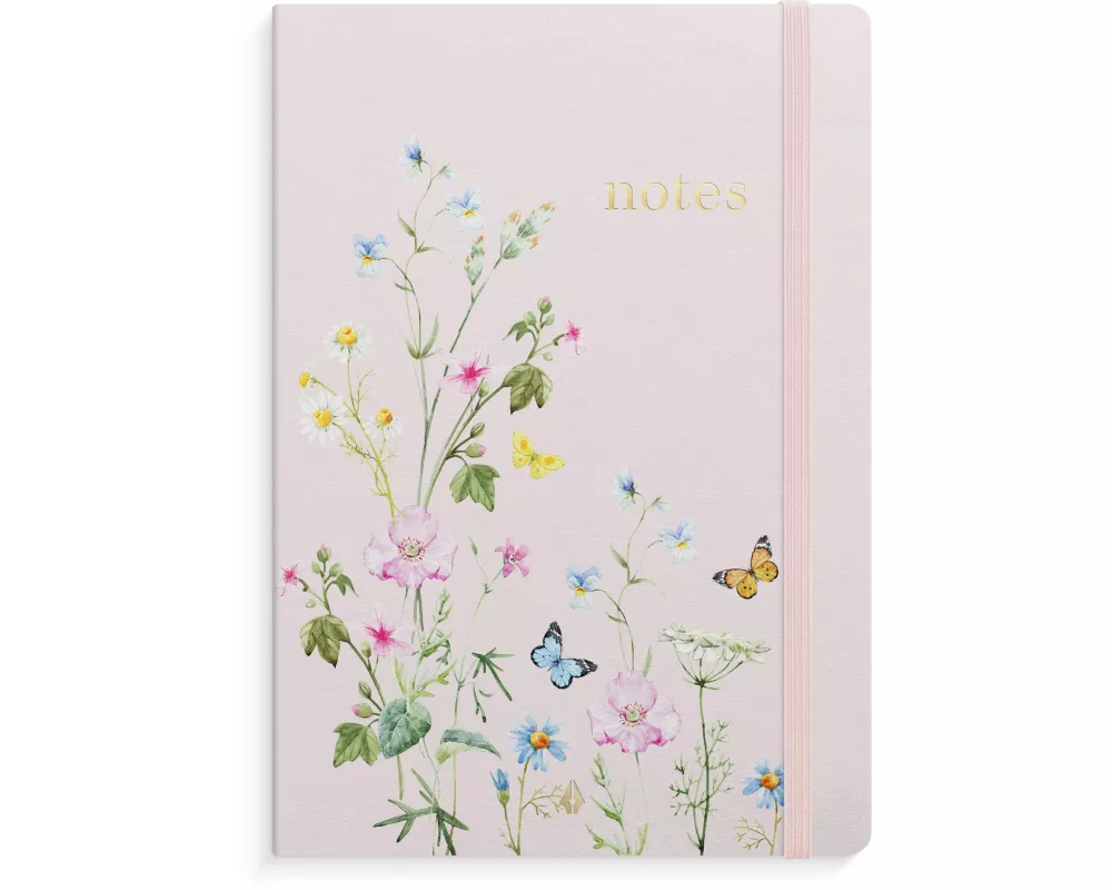 Burde Notizbuch Deluxe A5 Pink Meadow