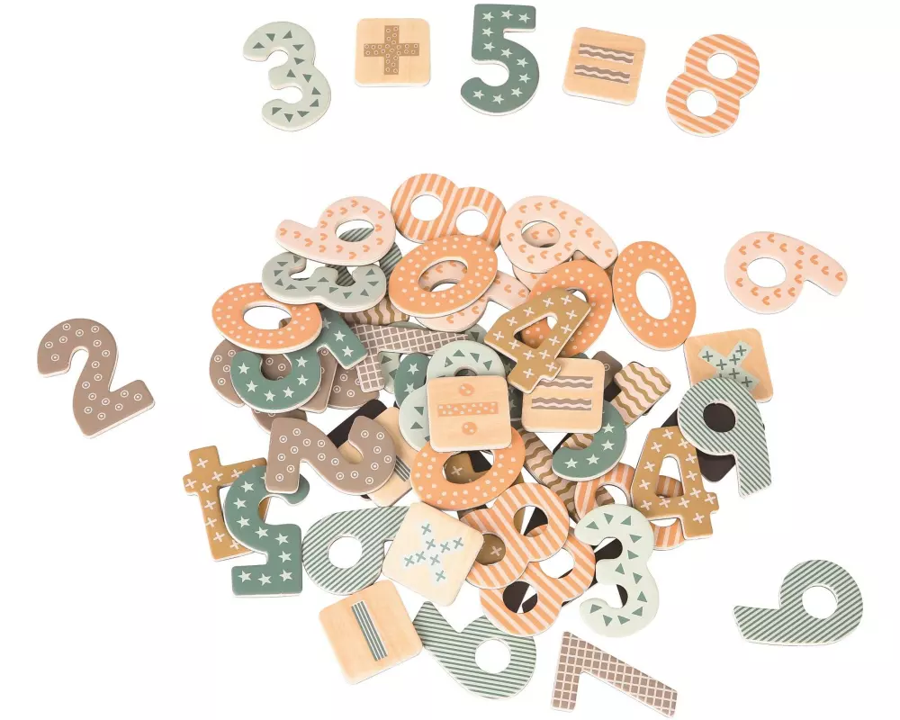 Spielba Holzspielwaren Zahlen magnetisch 60 Stk.