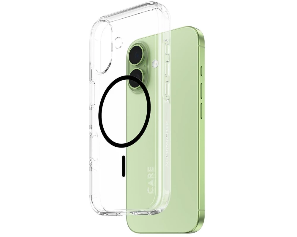 CARE Flagship Case Urban Combat iPhone 17 Transparent/Black