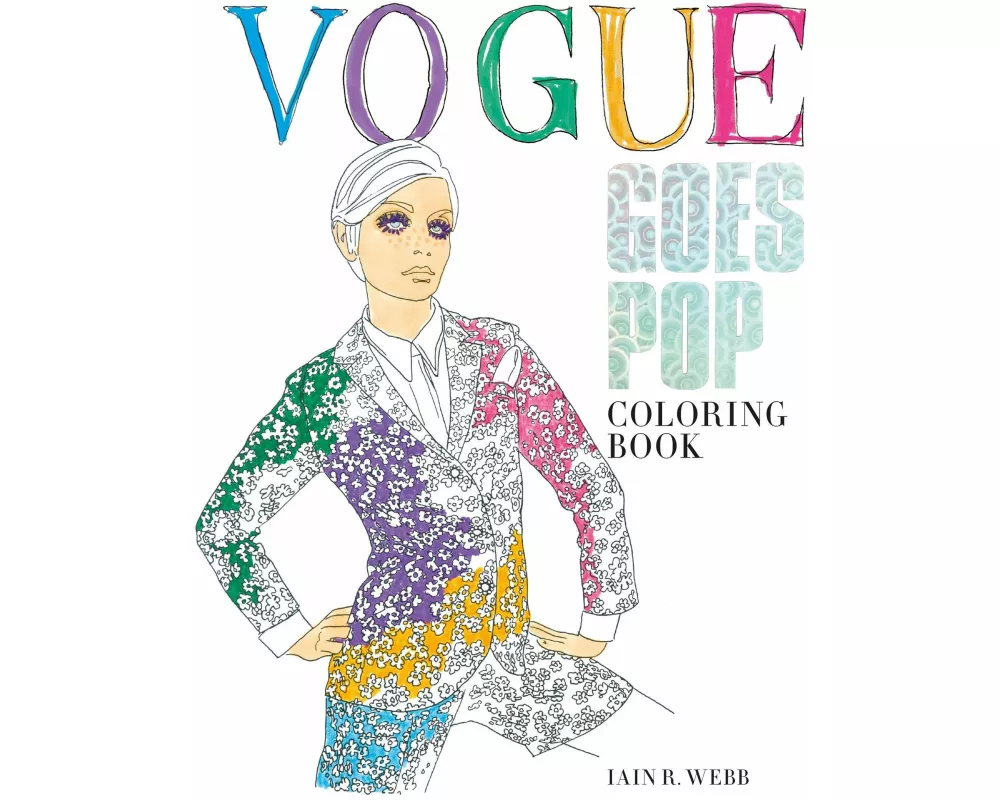 Vogue Goes Pop Colouring Book