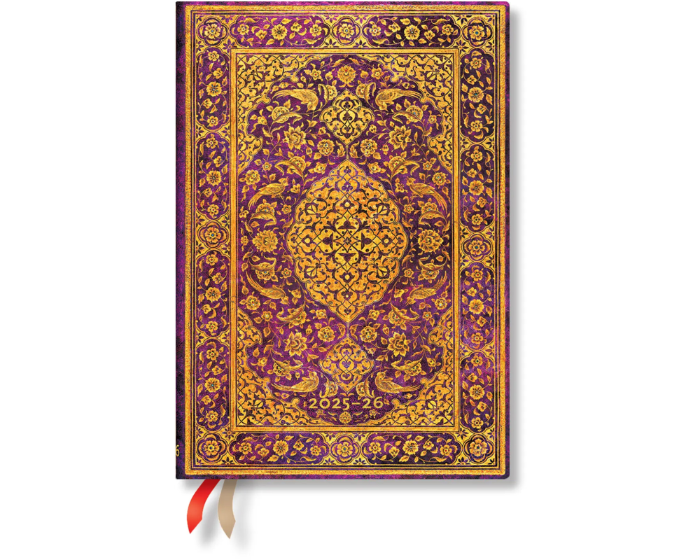 PAPERBLANKS Agenda Obstgarten Midi 25/26 DD0537-8 1W/2S 18M DE HOR HC 13x18cm