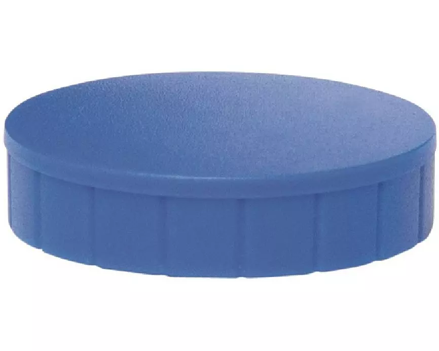 Maul Haftmagnet Solid Ø 32 mm, 800 g, Blau, 10 Stück