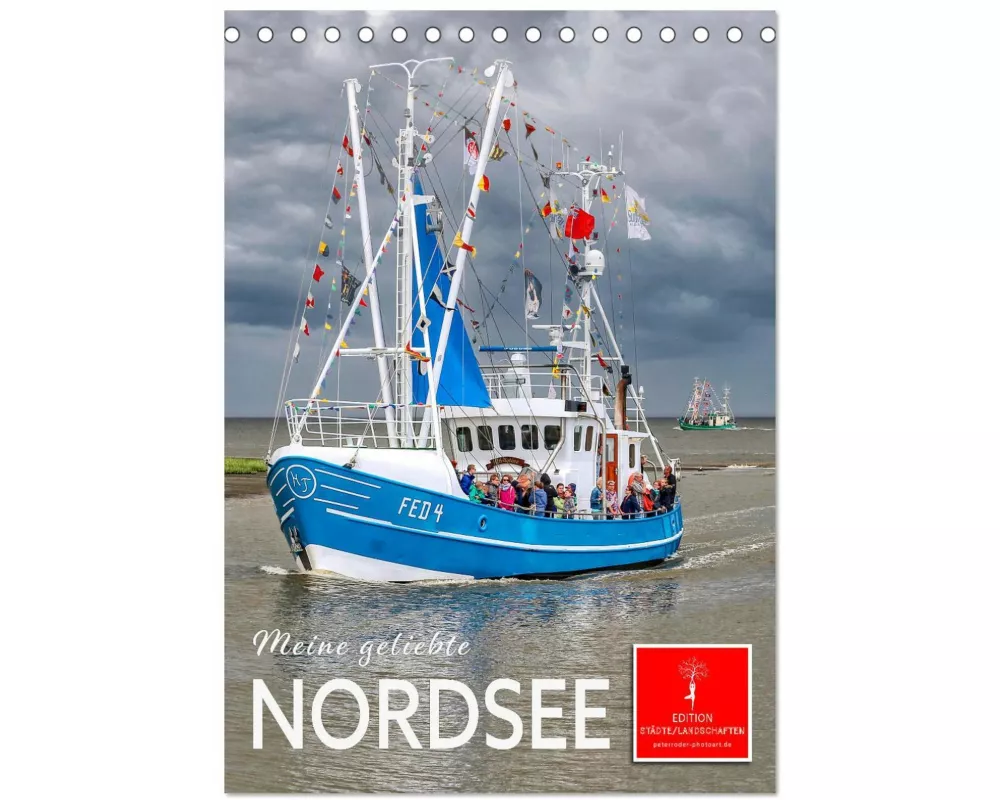 Meine geliebte Nordsee (Tischkalender 2026 DIN A5 hoch), CALVENDO Monatskalender