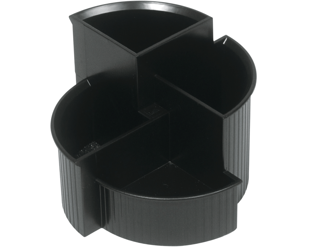 HELIT Stifteköcher H6390695 4 Fächer 14x10x14cm PP sz.