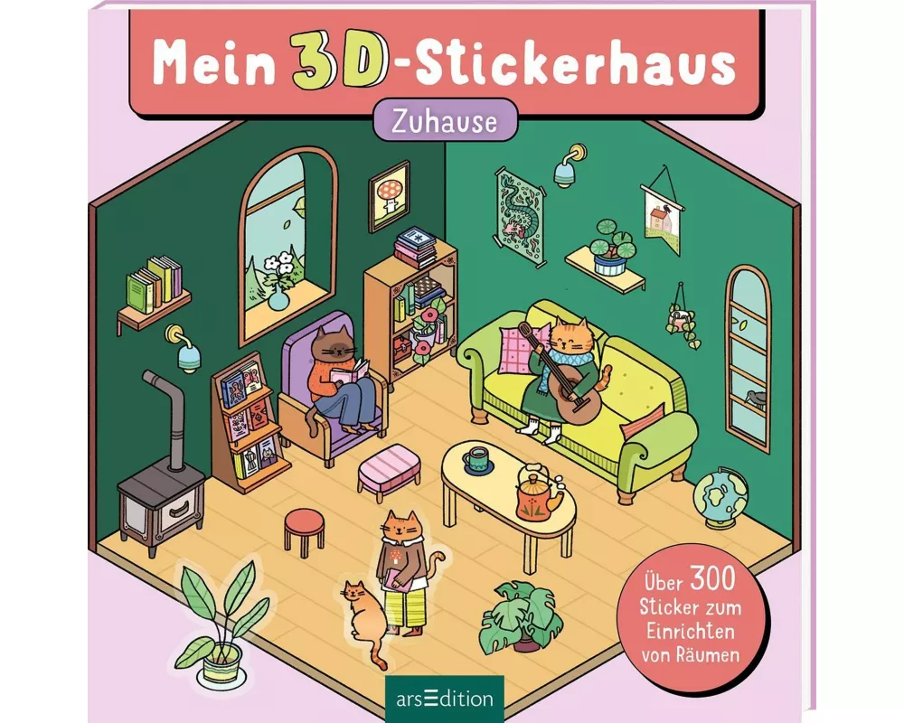 Mein 3D-Stickerhaus – Cozy Zuhause