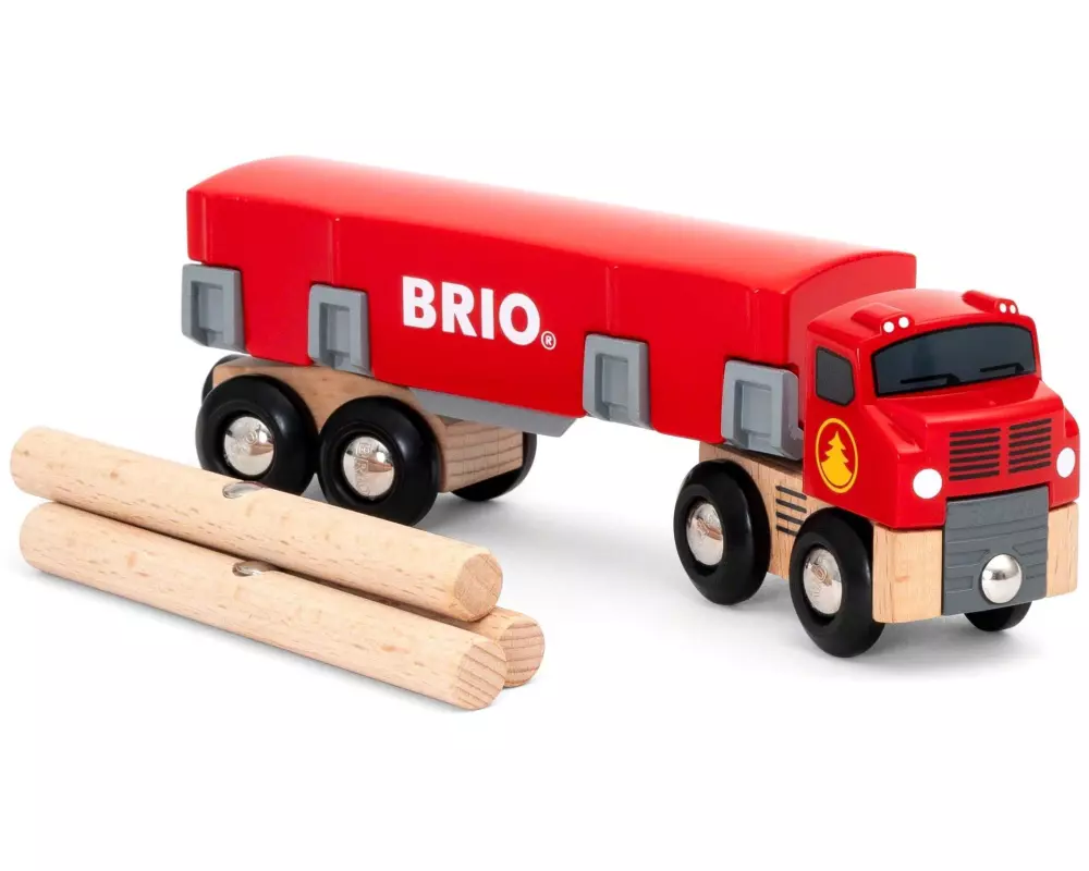 BRIO BRIO World Holztransporter mit Magnetladung