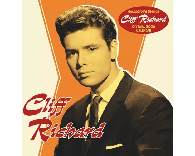 Cliff Richard 2026 Collector's Edition Record Sleeve Calendar