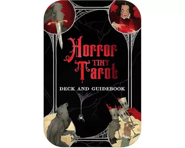 Horror Tiny Tarot Deck and Guidebook
