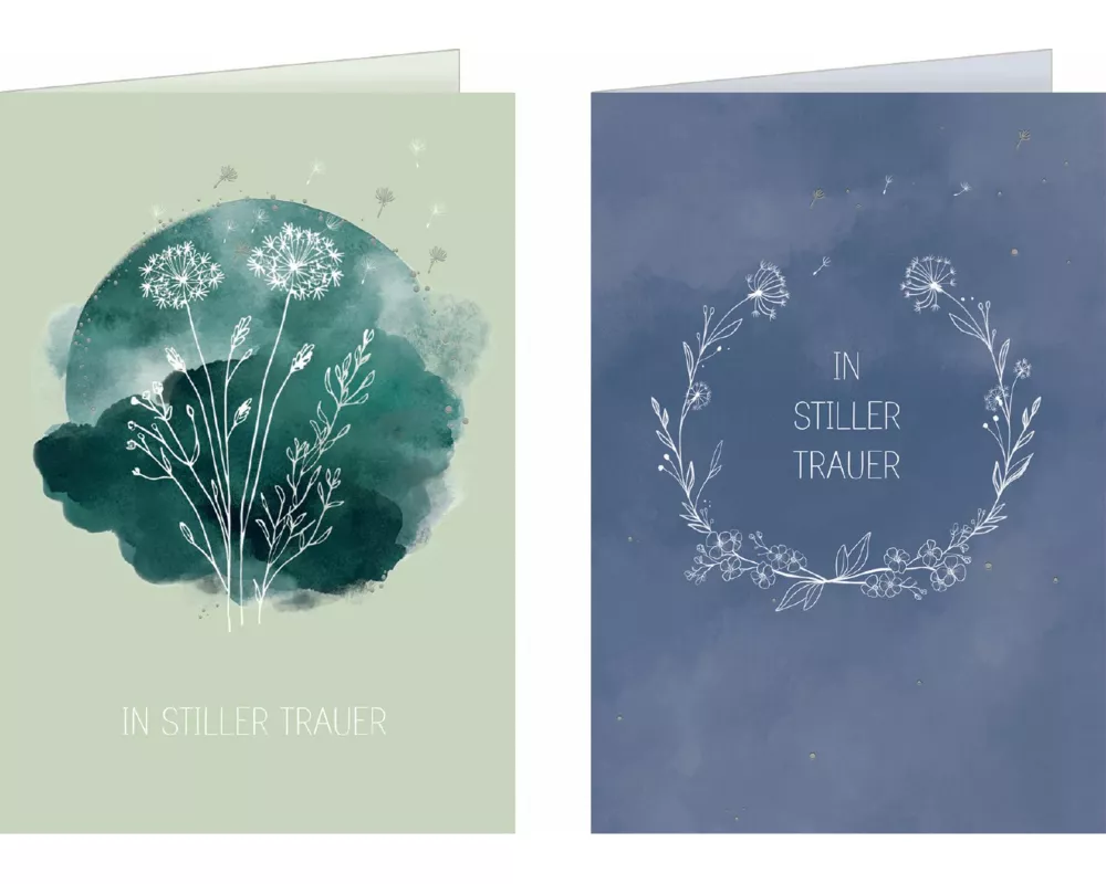 Grußkarten-Set - In stiller Trauer