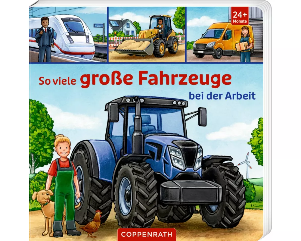 So viele große Fahrzeuge bei der Arbeit