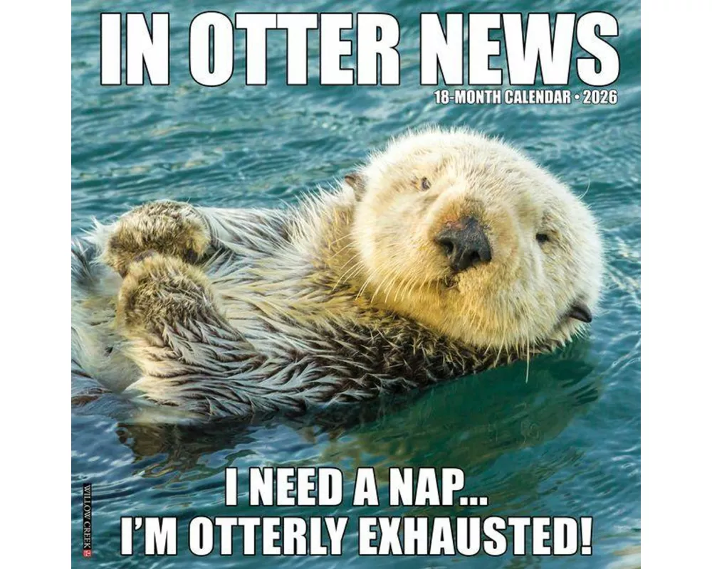 In Otter News 2026 Wall Calendar