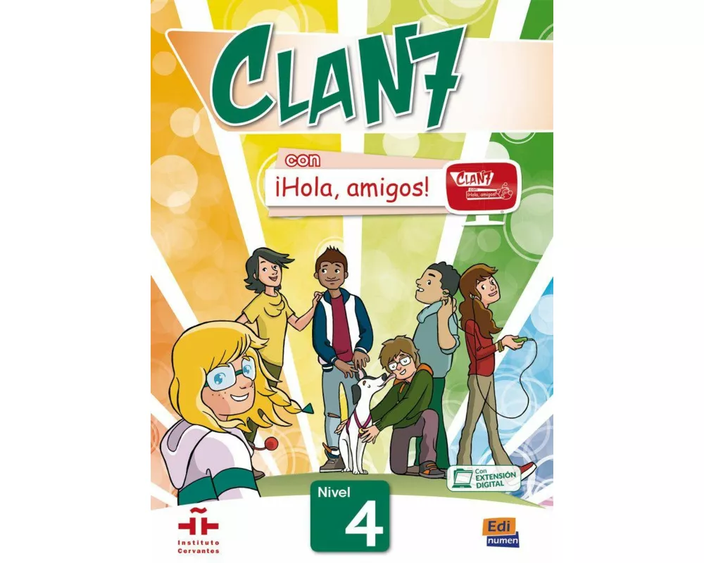 Clan 7 con ¡Hola, amigos! 4. Kursbuch + Code