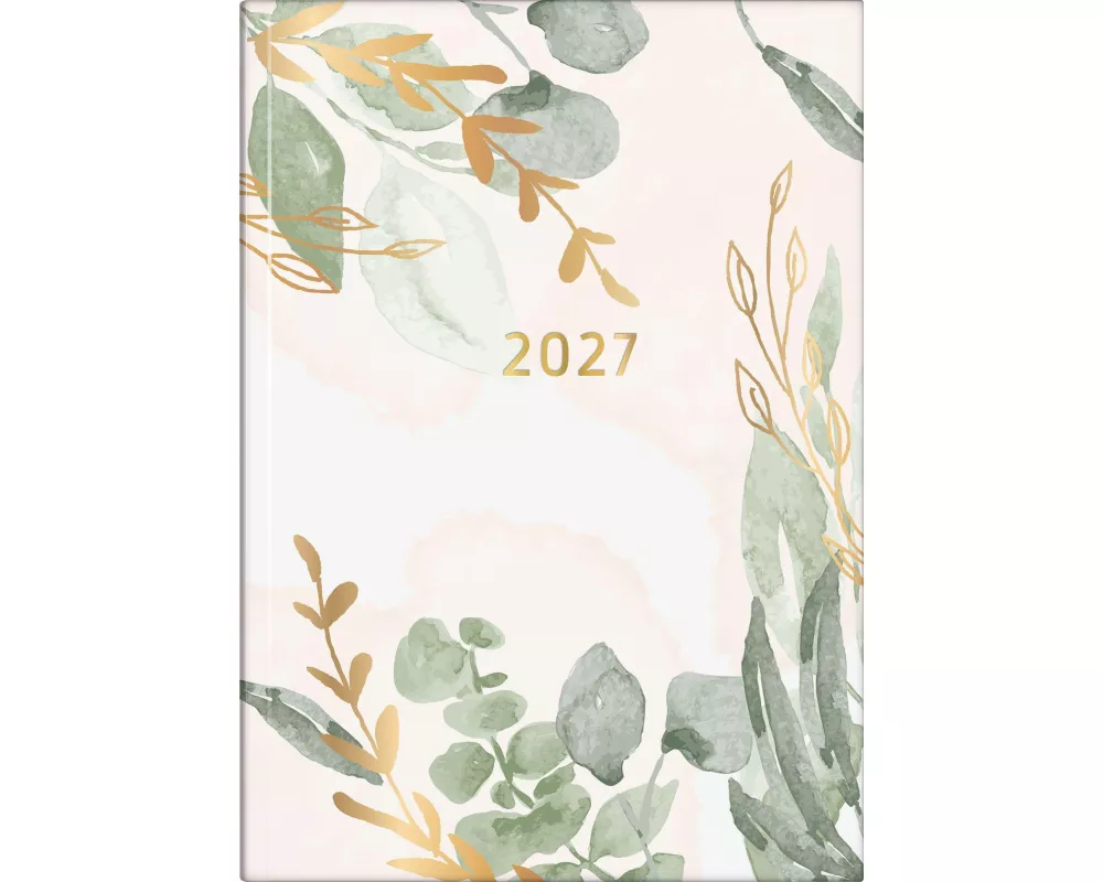 rido/idé 7021507037 Buchkalender Premium Young Line 2027 "Bloom" A5, Papier
