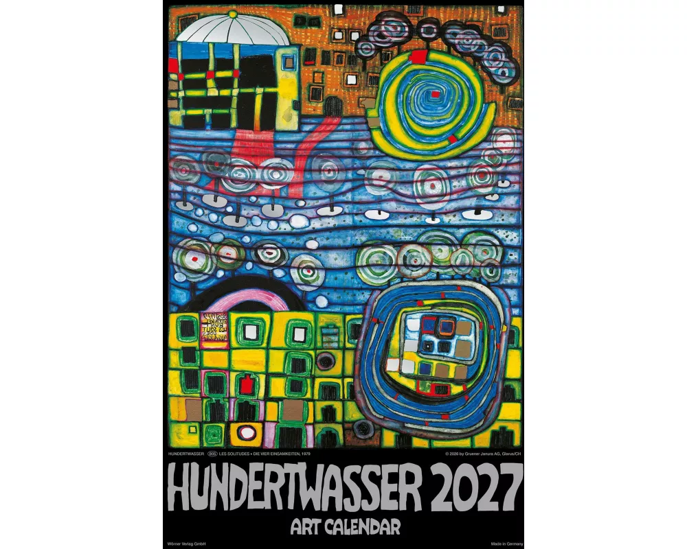 Hundertwasser Art Calendar 2027